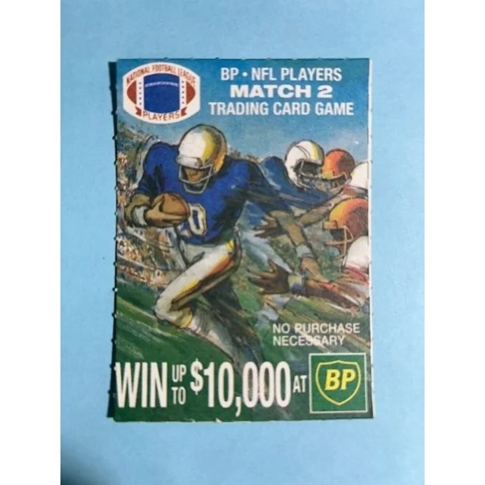 SD Chargers,Billy Ray Smith , 1990 BP,British Petroleum Trading Card (RIP)